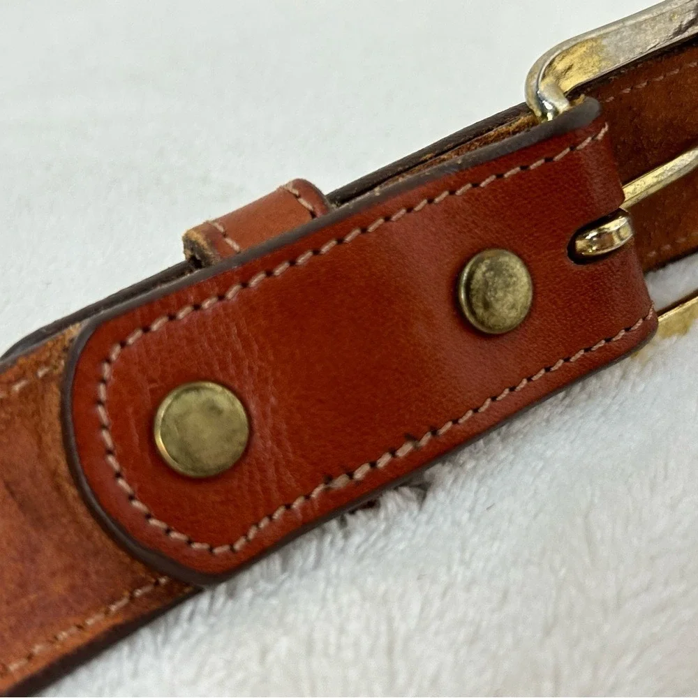 Buffalo Brown Leather Belt 46‎